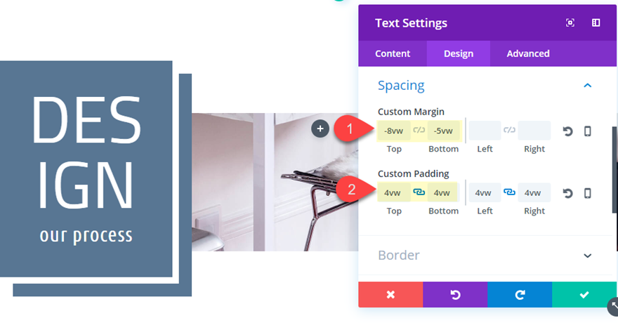 дизайны заголовков divi