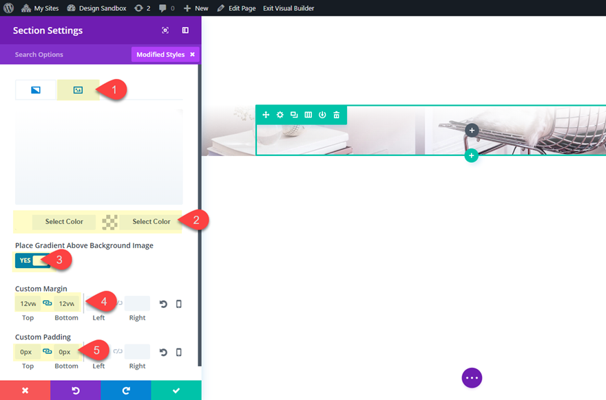 дизайны заголовков divi