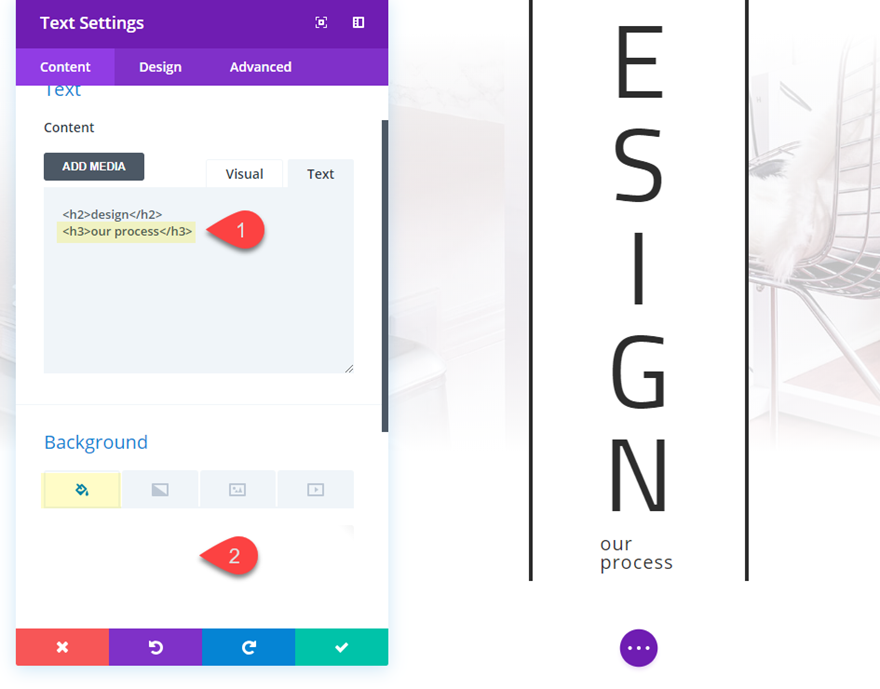 дизайны заголовков divi