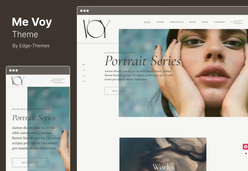 Me Voy Theme - Tema WordPress Portofolio Fotografi