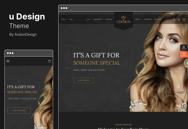 Tema de uDesign - Tema de WordPress receptivo