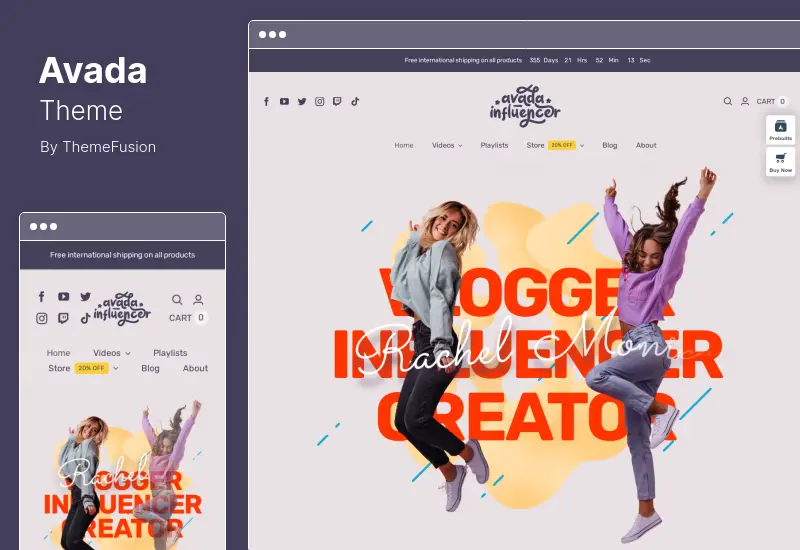 Avada Theme - Creador de sitios web para WordPress y WooCommerce Theme