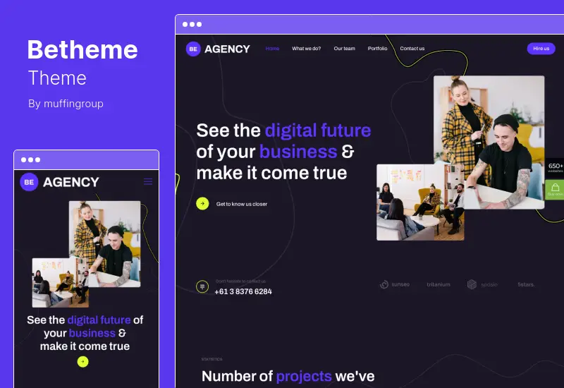 Betheme Theme - Tema multipropósito responsivo de WordPress y WooCommerce