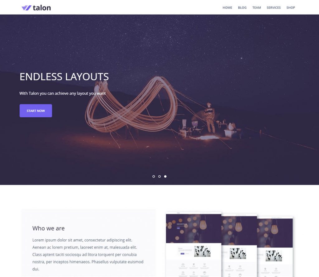 talon-best-ücretsiz-portföy-wordpress teması