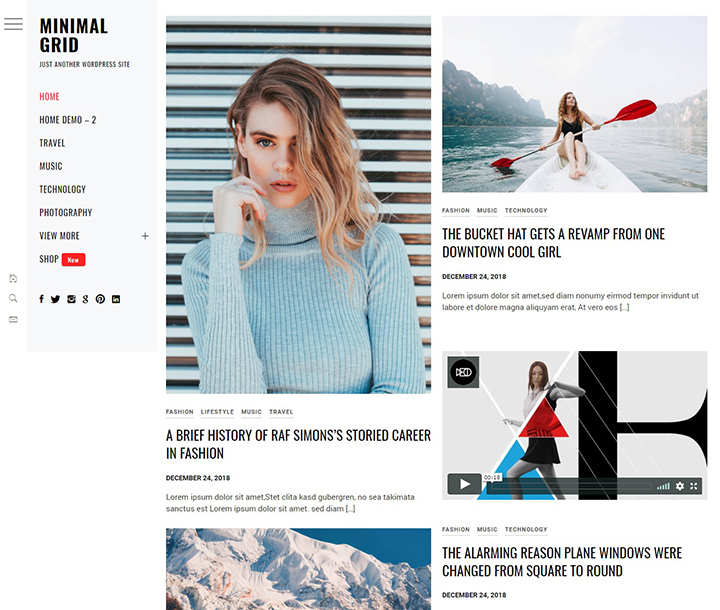 minimal-grid-free-wordpress-portföy-teması