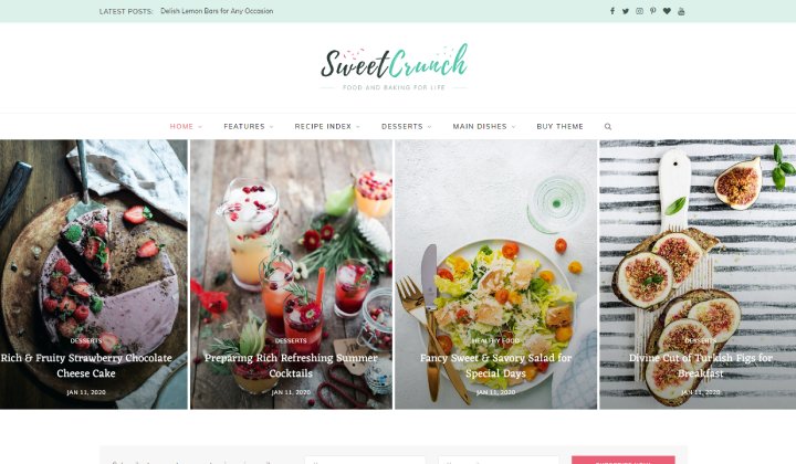 16 cele mai bune teme și șabloane WordPress pentru bloggeri și influenți culinare 2023 12 TF CheerUp