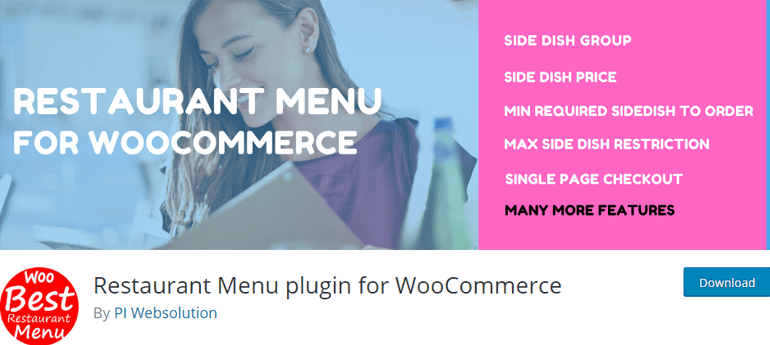 WooCommerce için Restoran Menüsü