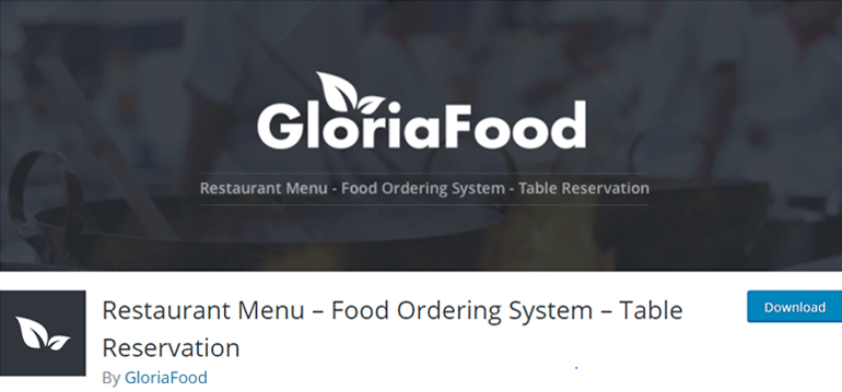 GloriaFood'dan Restoran Menüsü