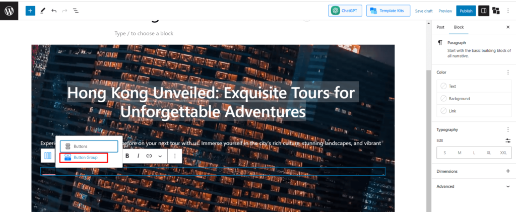 فيديو خلفية ووردبريس: أضفه بطريقتين مختلفتين 21 add cta button