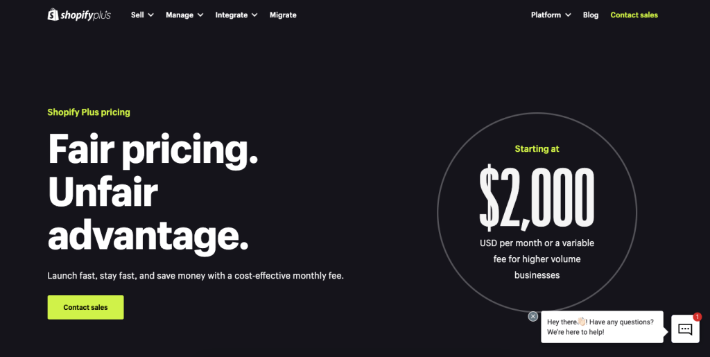 Shopify Plus の価格設定: 大規模店舗に最適なプラットフォーム 1 Shopify Plus Pricing: The Best Platform for High-Volume Stores 1