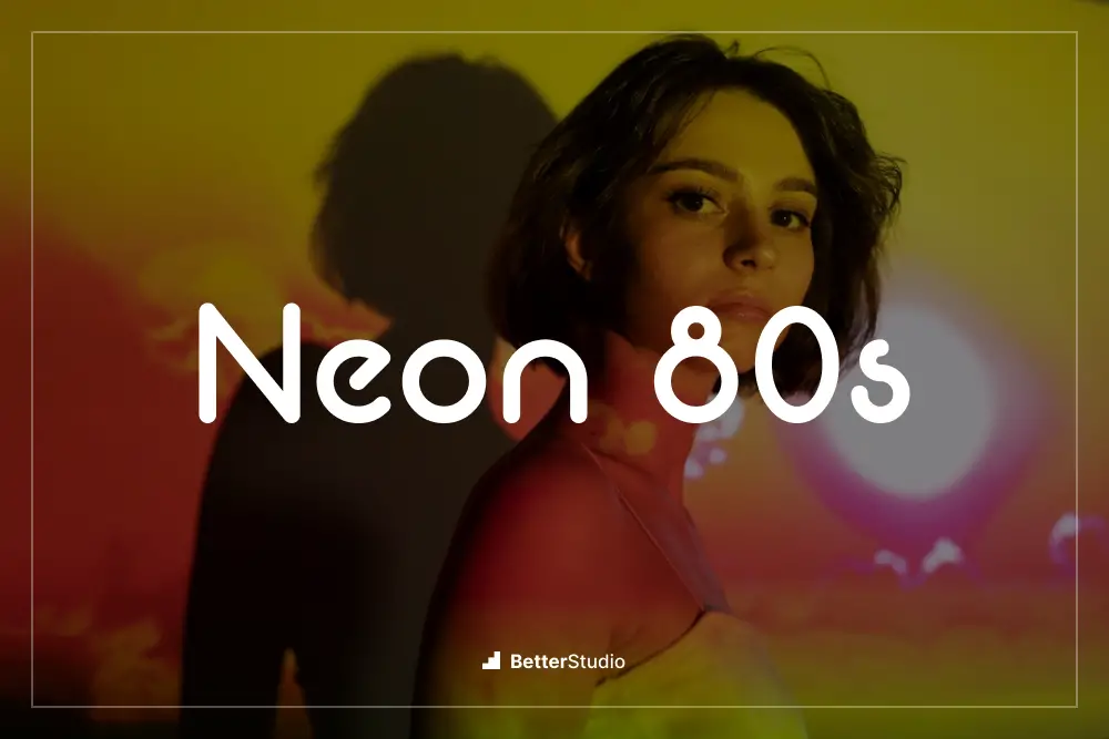 Neón de los 80 -