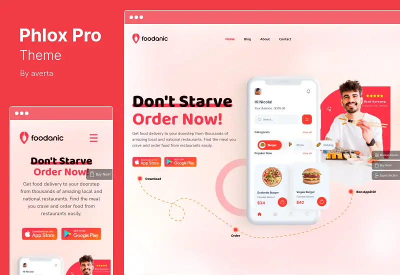 Phlox Pro Theme - Tema WordPress multifuncțională Elementor