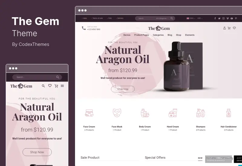 TheGem Theme - Tema WordPress creativă multifuncțională și WooCommerce
