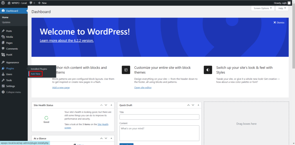 WordPress Shape Divider: セクションを分割する技術をマスターする 2 add new page