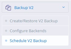 Programación de la copia de seguridad