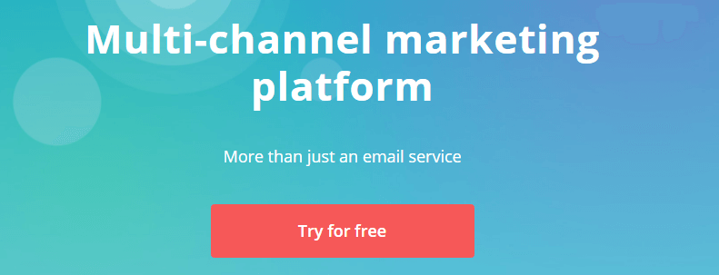 La homepage di Sendpulse.