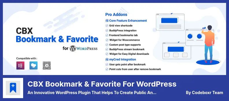 CBX المرجعية والمفضلة لبرنامج WordPress الإضافي - برنامج WordPress الإضافي المبتكر الذي يساعد على إنشاء إشارة مرجعية عامة وخاصة