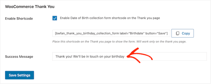 Personalización de la pantalla de agradecimiento de WooCommerce Customizing the WooCommerce thank you screen