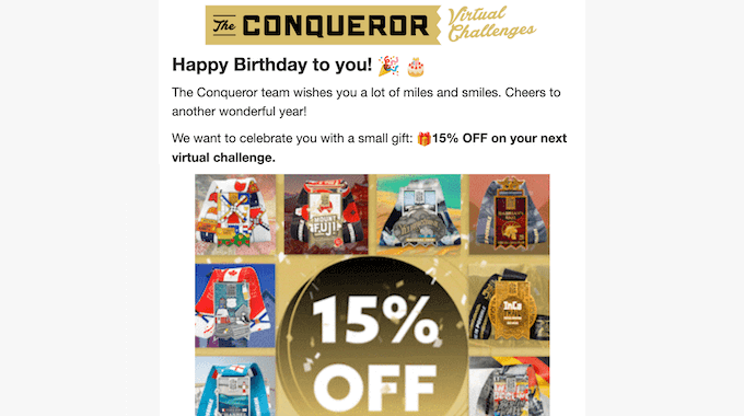 ejemplo-correo-de-cumpleaños An example of a birthday reminder email