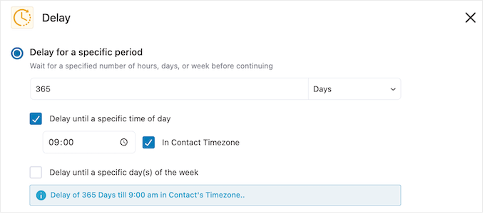 Envío de mensajes según la zona horaria del cliente Sending messaged based on the customer's timezone