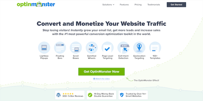 El complemento de optimización de conversión OptinMonster The OptinMonster conversion optimization plugin