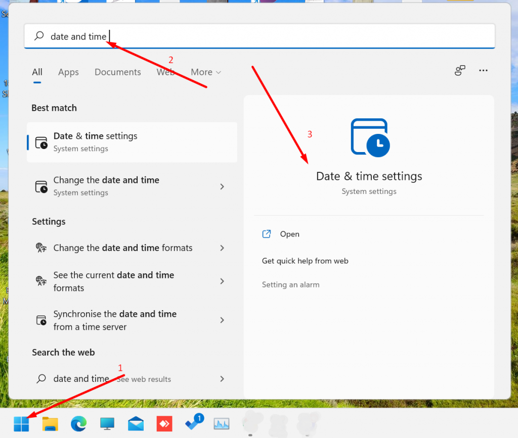 修复 NET::ERR_CERT_DATE_INVALID 错误 10 的 12 种最佳方法 Date and time settings in Windows 11