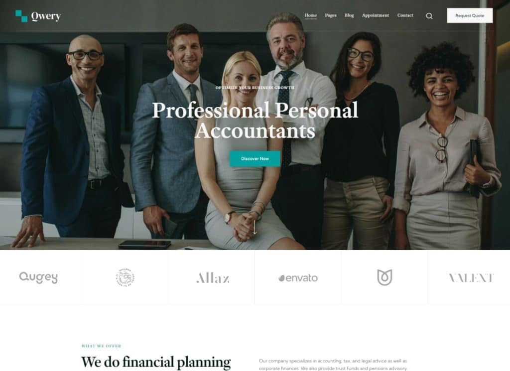 Qwery | Tema WordPress & WooCommerce Bisnis Serbaguna + ChatGPT
