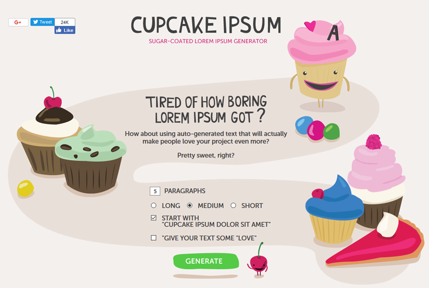 Lorem Ipsum 替代方案