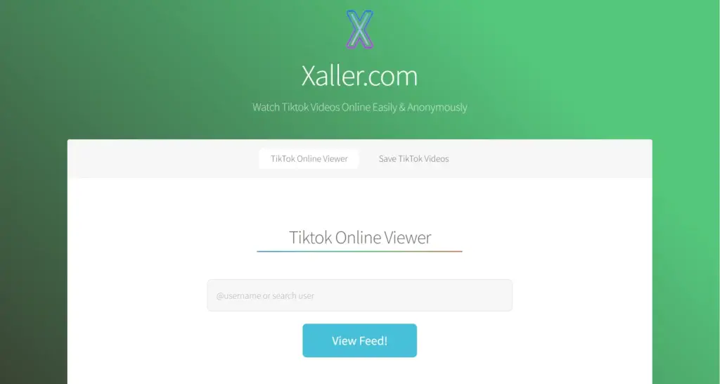 tiktokアカウントビューア:xaller