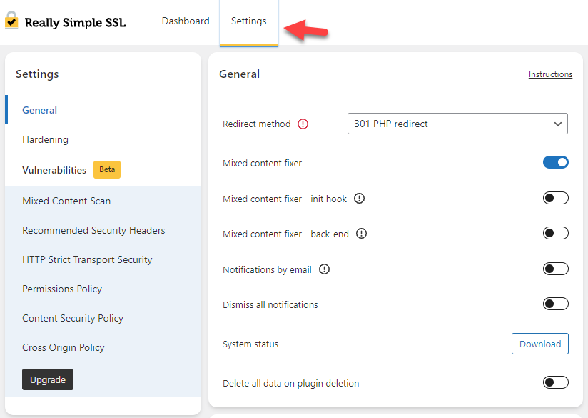 wirklich einfache SSL-Einstellungen – SSL-Zertifikat auf WordPress installieren
