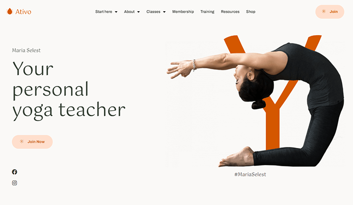 17 migliori temi WordPress per istruttori di yoga 2023 13 ativo 51