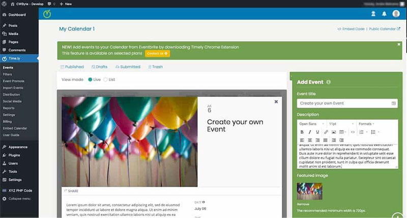 Aktuelles WordPress-Kalender-Plugin