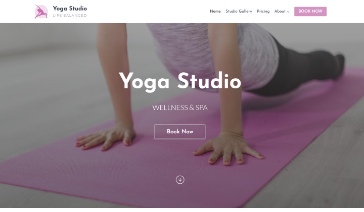 ダンスアカデミーとスタジオ向けのベストWordPressテーマ16選 11 Kadence Yoga