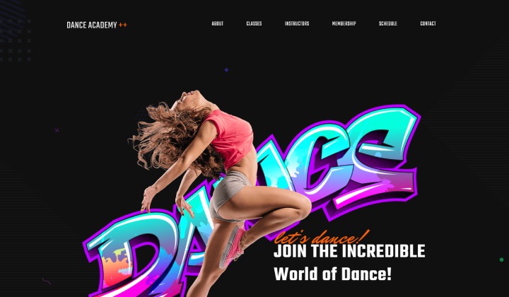 ダンスアカデミーとスタジオ向けのベストWordPressテーマ16選 8 JupiterX Dance