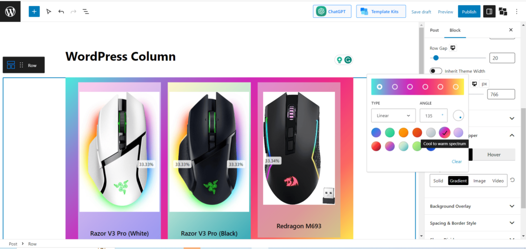 Buat Halaman Berdampak dengan Kolom WordPress: Pemula hingga Pro 21 add row background color