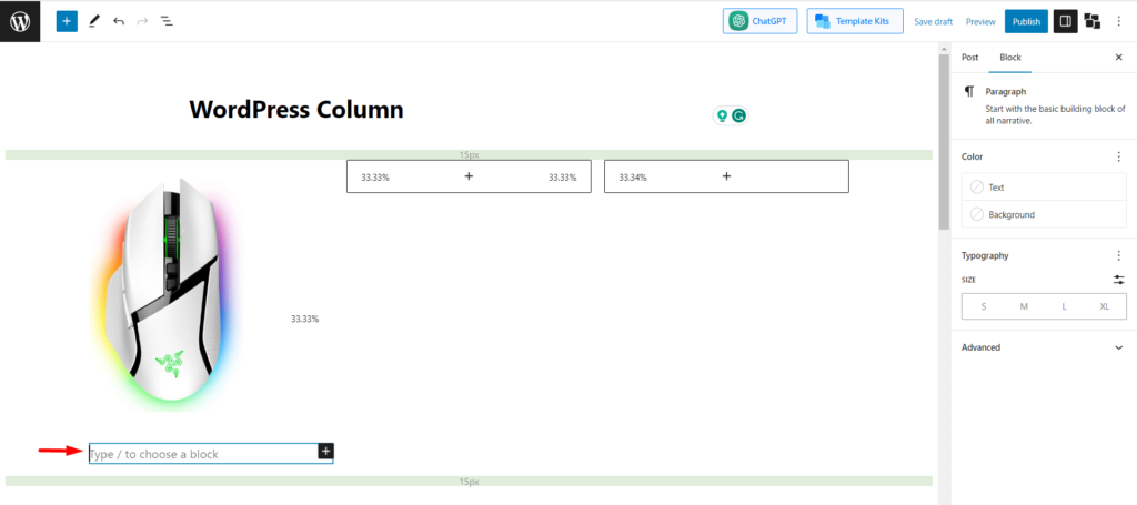 Buat Halaman Berdampak dengan Kolom WordPress: Pemula hingga Pro 17 add image title