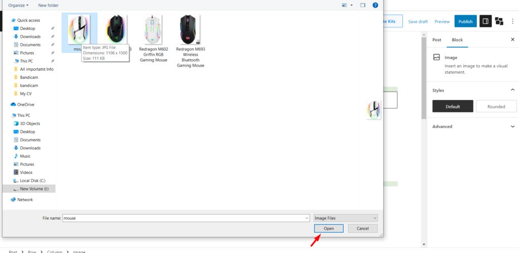 Buat Halaman Berdampak dengan Kolom WordPress: Pemula hingga Pro 15 upload desired image