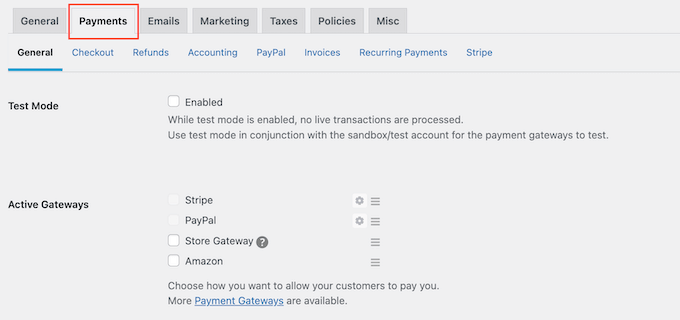 Adicionando um gateway de pagamento ao seu site de fotografia online Adding a payment gateway to your online stock photography website