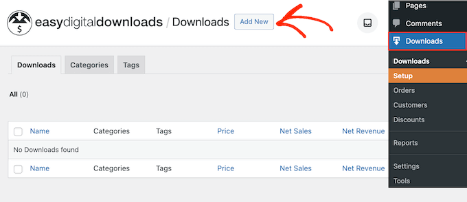Como adicionar um produto digital ao seu site How to add a digital product to your website