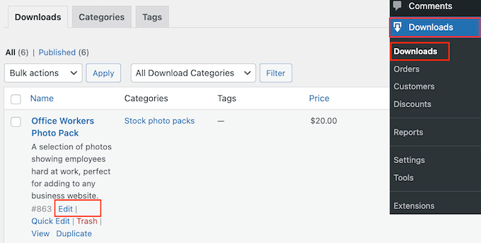 Obtendo um link de compra para um produto digital Getting a purchase link for a digital product