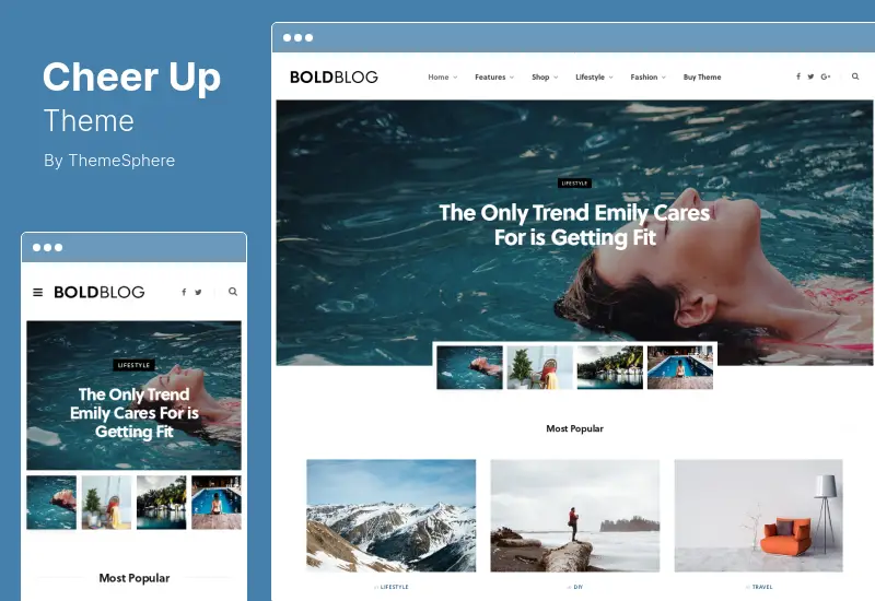 CheerUp Theme – WordPress-Theme für Essen, Blogs und Zeitschriften