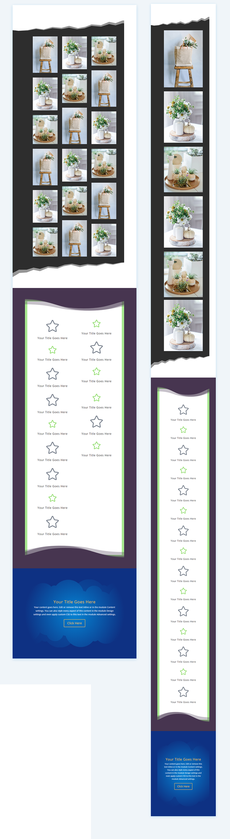 diseños de marcos divi