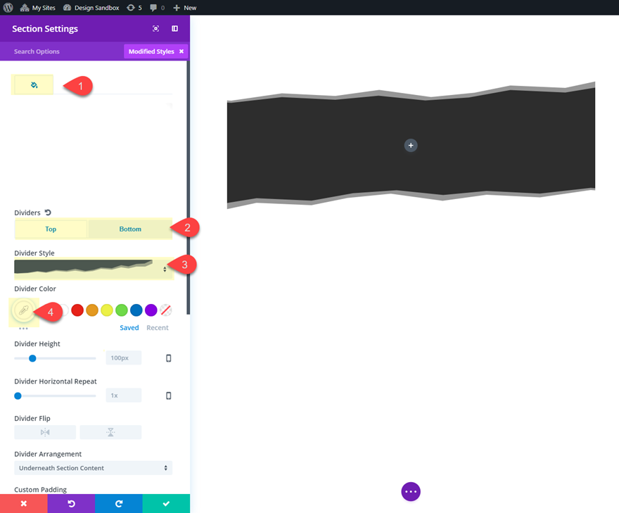 diseños de marcos divi