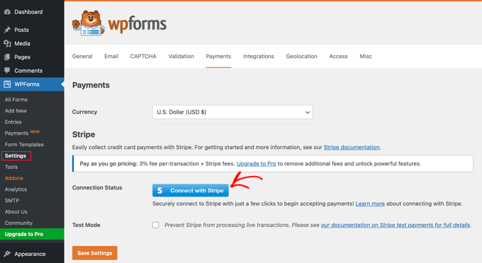 Ücretsiz WPForms Lite Eklentisi Artık Şeritli Ödeme İşlemleri Sunuyor The Free WPForms Lite Plugin Now Offers Stripe Payment Processing
