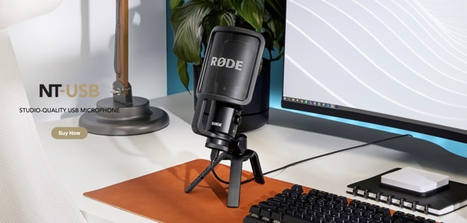 Rode NT-USB Kaliteli Bir USB Mikrofondur The Rode NT-USB Is a Quality USB Microphone