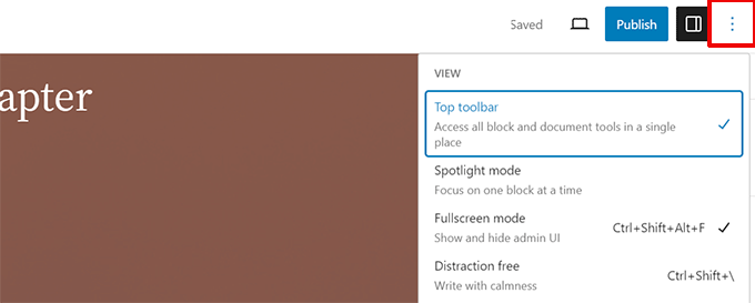 Obere Symbolleiste aktivieren Enable top toolbar