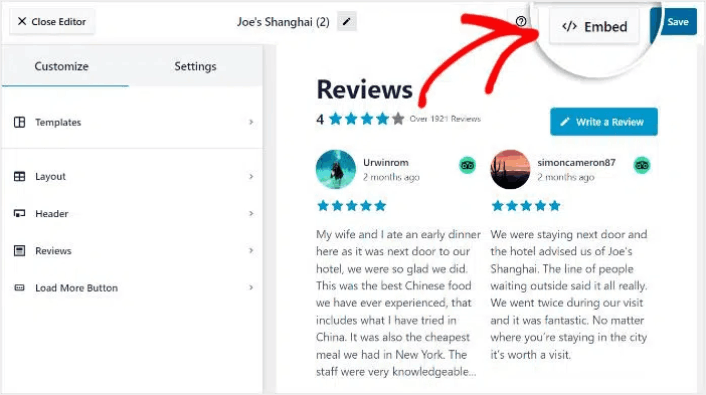 在 WordPress 中嵌入 Tripadvisor 小组件