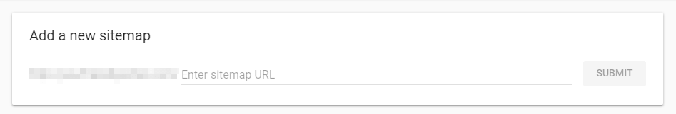 輸入站點地圖的 URL。