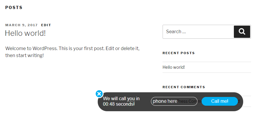 使用插件請求回調。