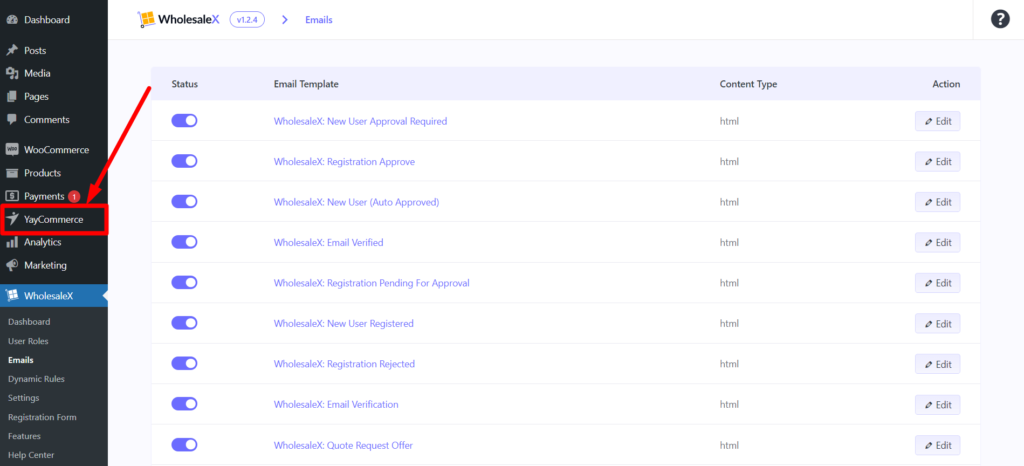 Memperkenalkan Integrasi YayMail WholesaleX 7 YayCommerce YayMail Customizer